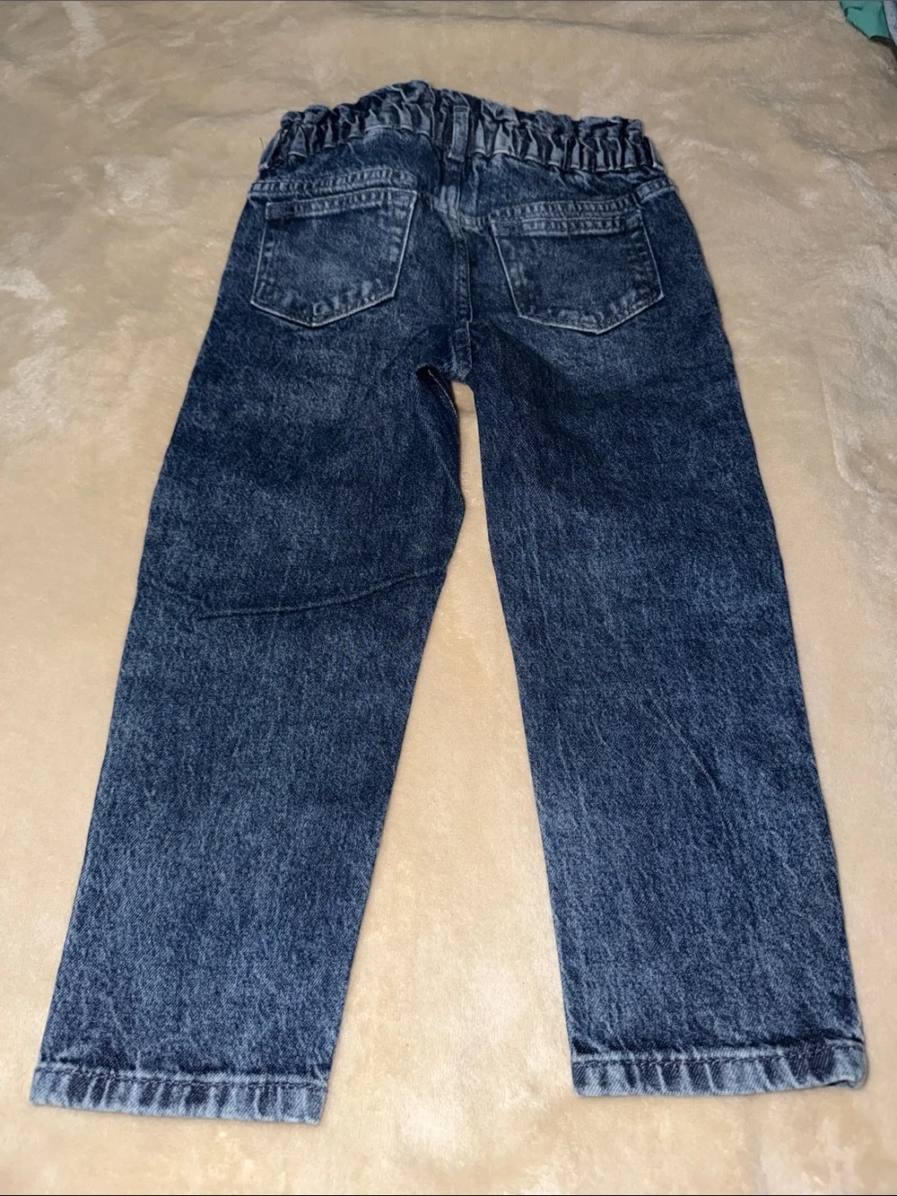 GAP Dark Blue Elastic Waist Denim Jogger Pants